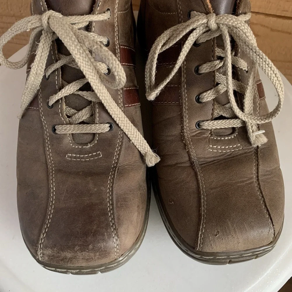 Skechers Mens 9.5 4400 Brown Casual Oxford Shoes y2k‎ Skater Streetwear Sneakers